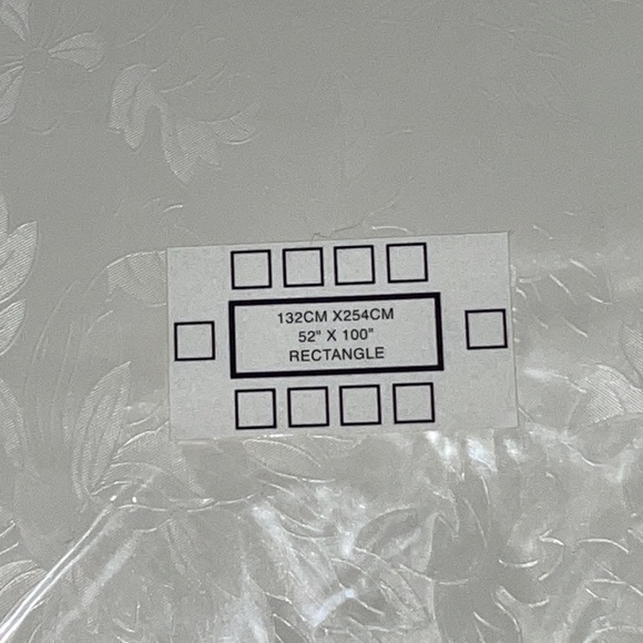 52" x 100" Whole Home Table Pad / Beige - Picture 3 of 10